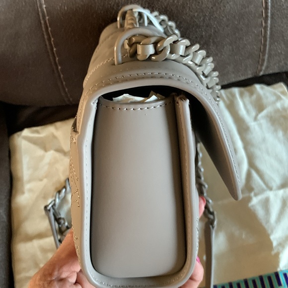 Tory Burch Fleming Matte Small Convertible Shoulder Bag - Picture 12 of 15